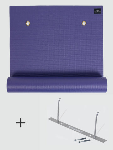 Yoga Studio 20x 6mm (EYELETTED) Yoga Mats + Bracket